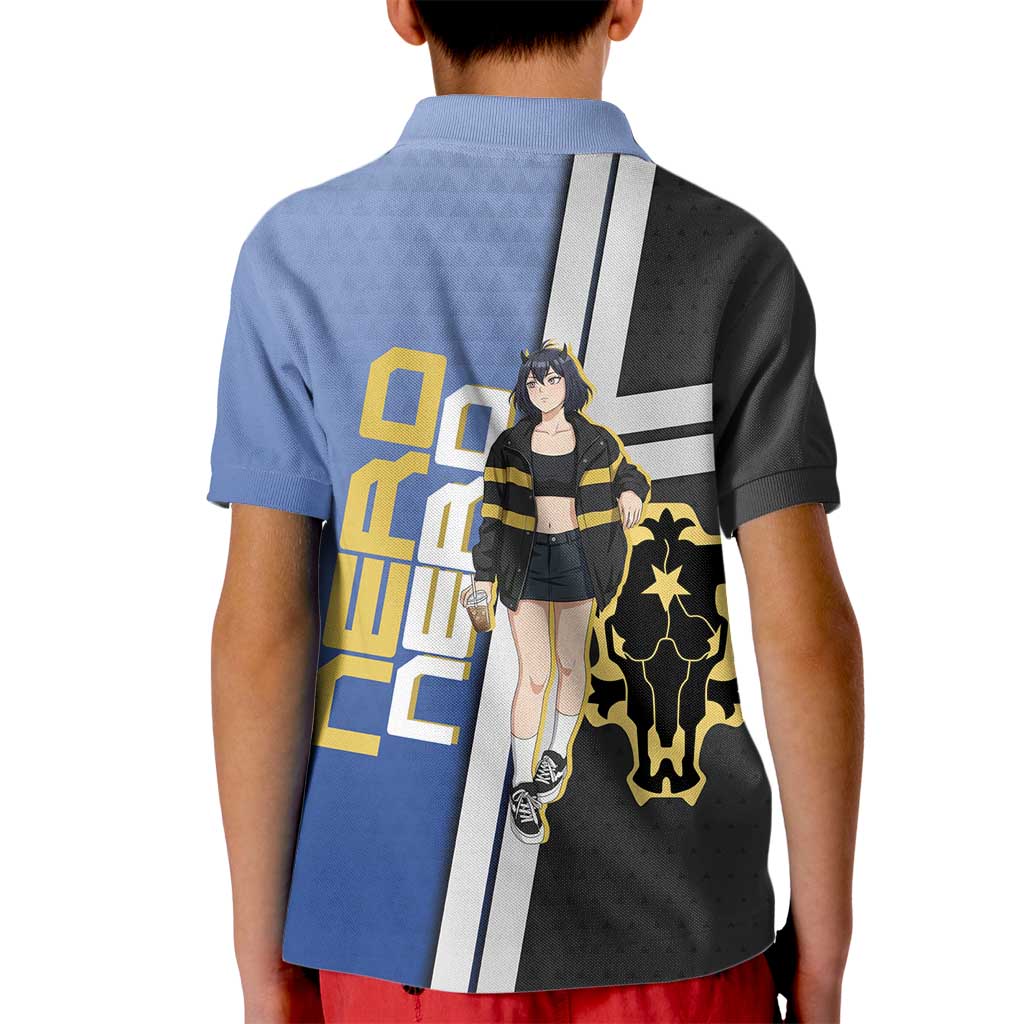 Black Clover Nero Kid Polo Shirt Anime Illustration Style