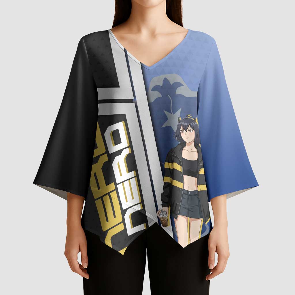 Black Clover Nero Kimono Sleeve Blouse Anime Illustration Style