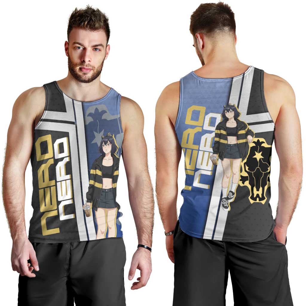 Black Clover Nero Men Tank Top Anime Illustration Style