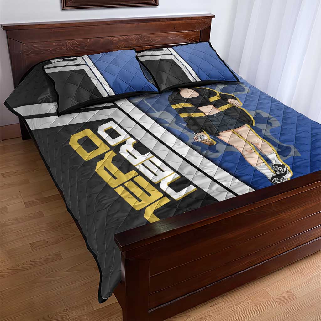 Black Clover Nero Quilt Bed Set Anime Illustration Style