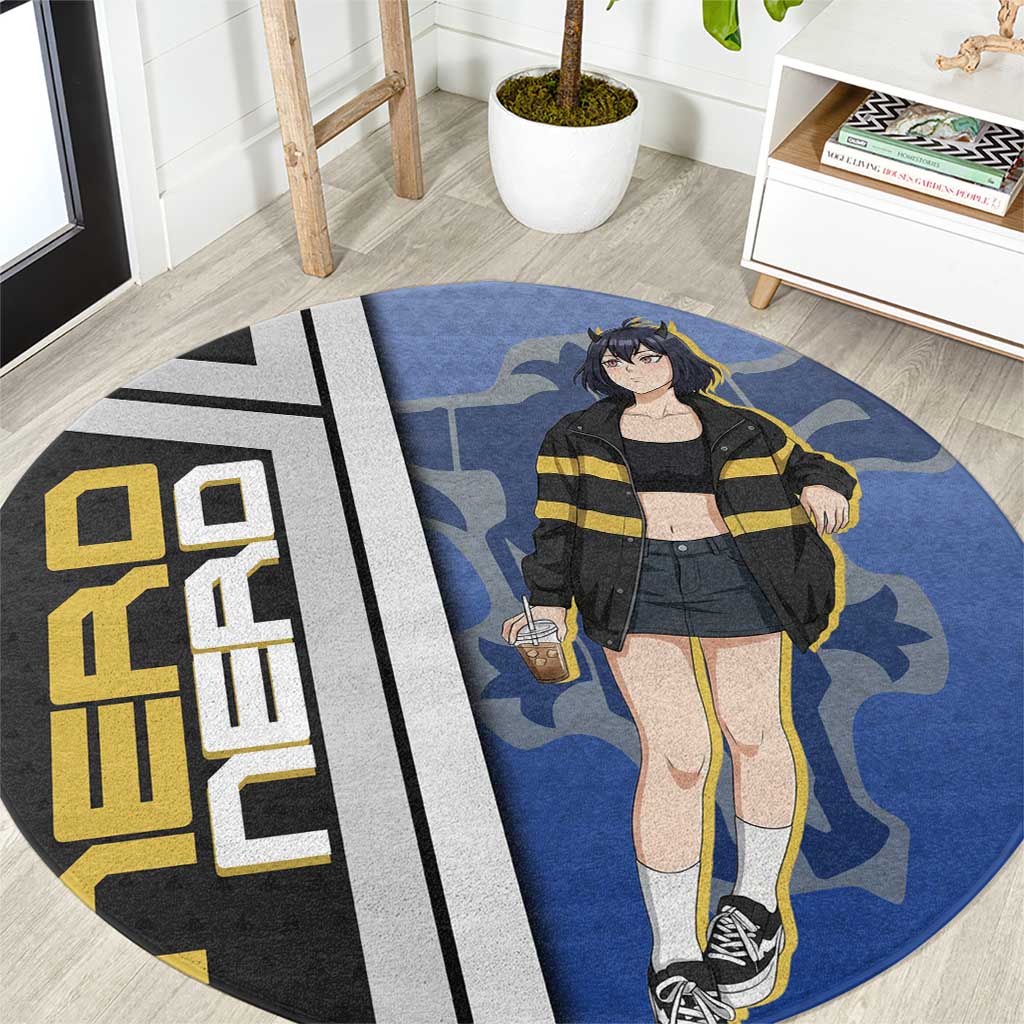 Black Clover Nero Round Carpet Anime Illustration Style