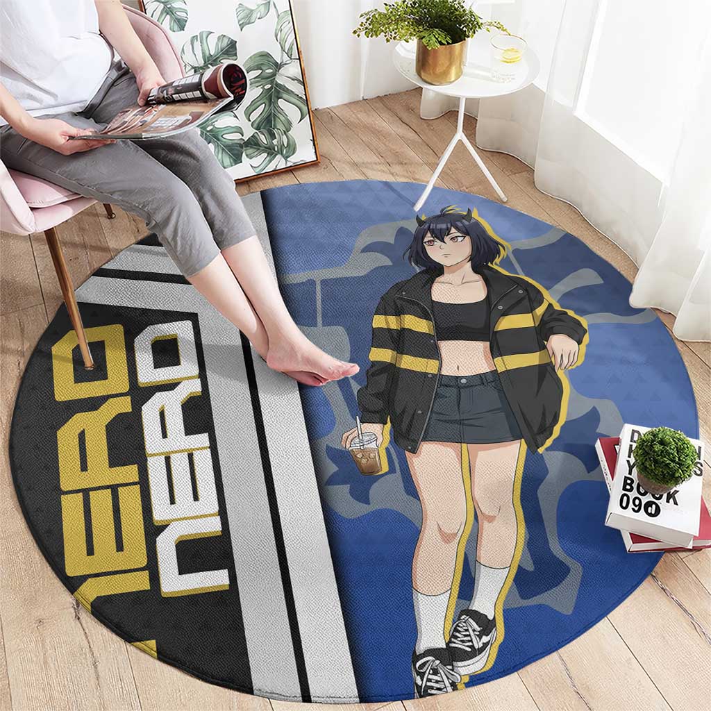 Black Clover Nero Round Carpet Anime Illustration Style