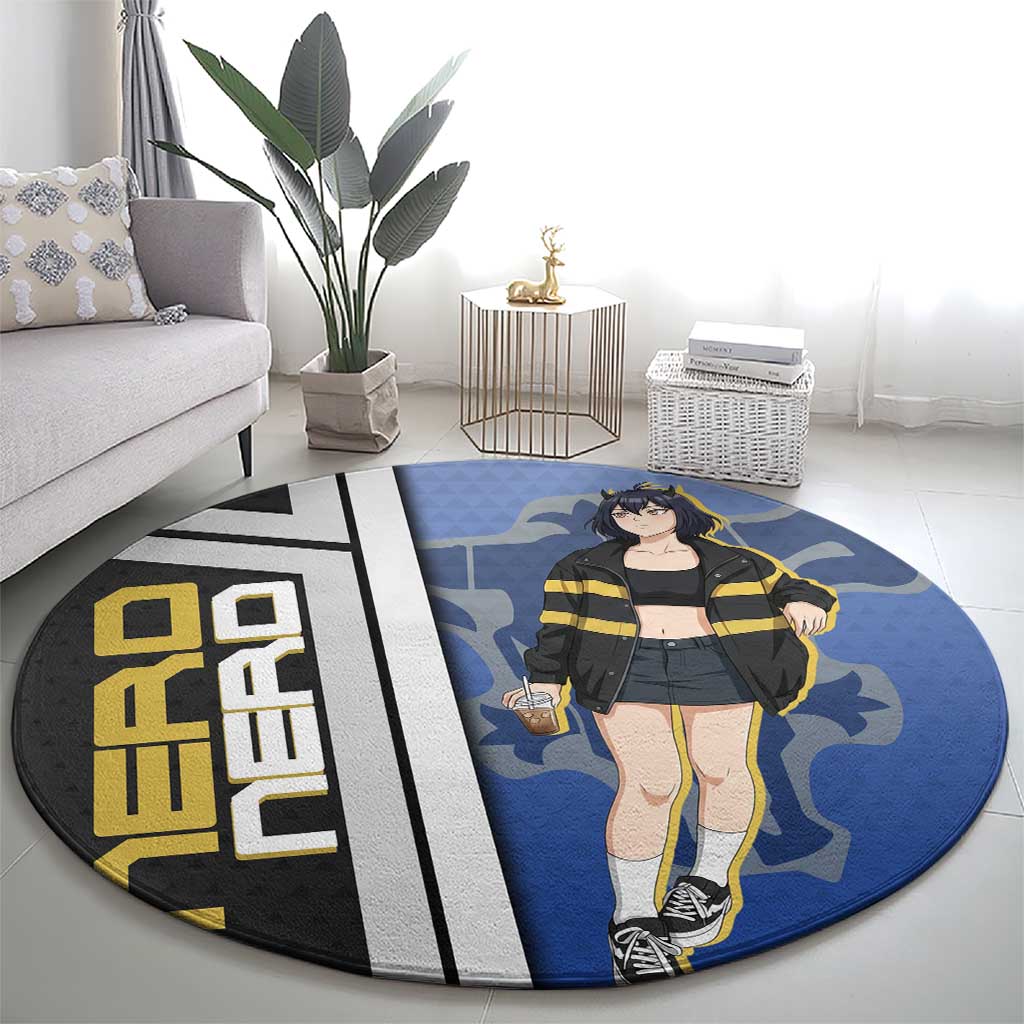 Black Clover Nero Round Carpet Anime Illustration Style
