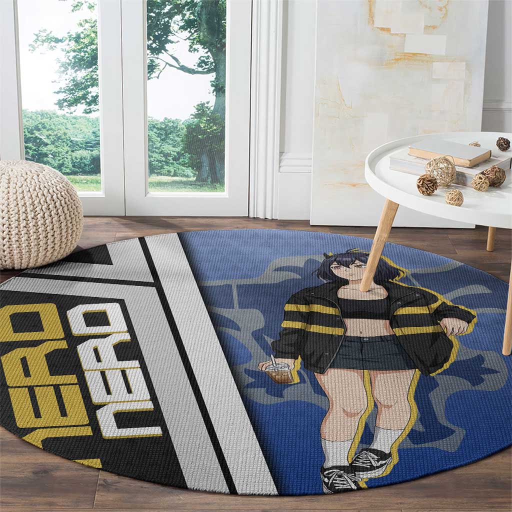 Black Clover Nero Round Carpet Anime Illustration Style