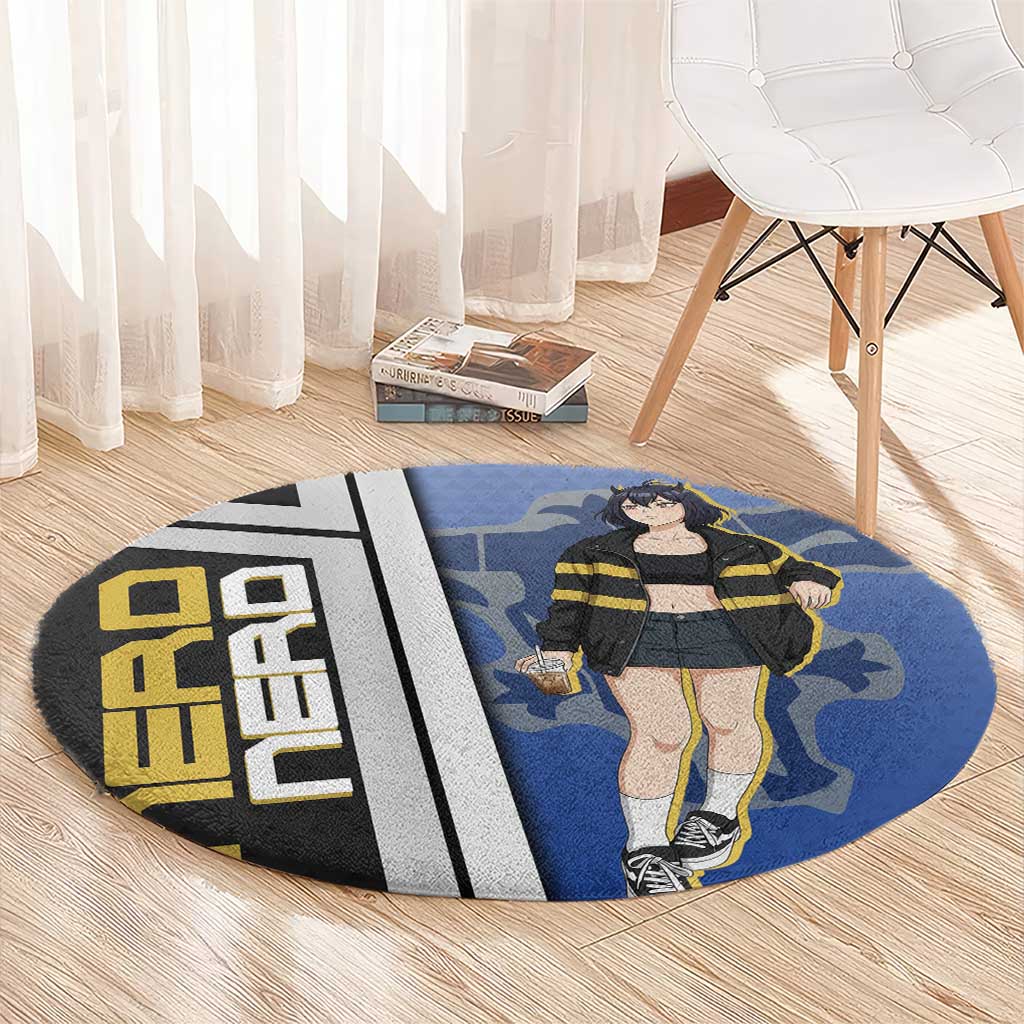 Black Clover Nero Round Carpet Anime Illustration Style