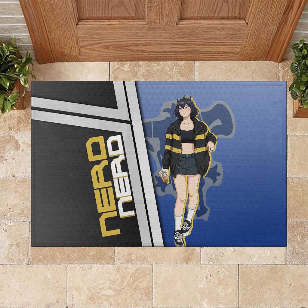 Black Clover Nero Rubber Doormat Anime Illustration Style