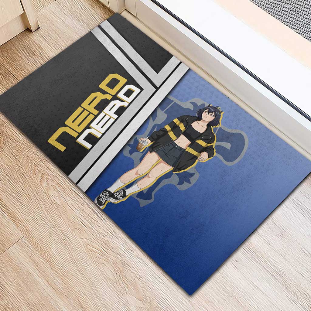 Black Clover Nero Rubber Doormat Anime Illustration Style