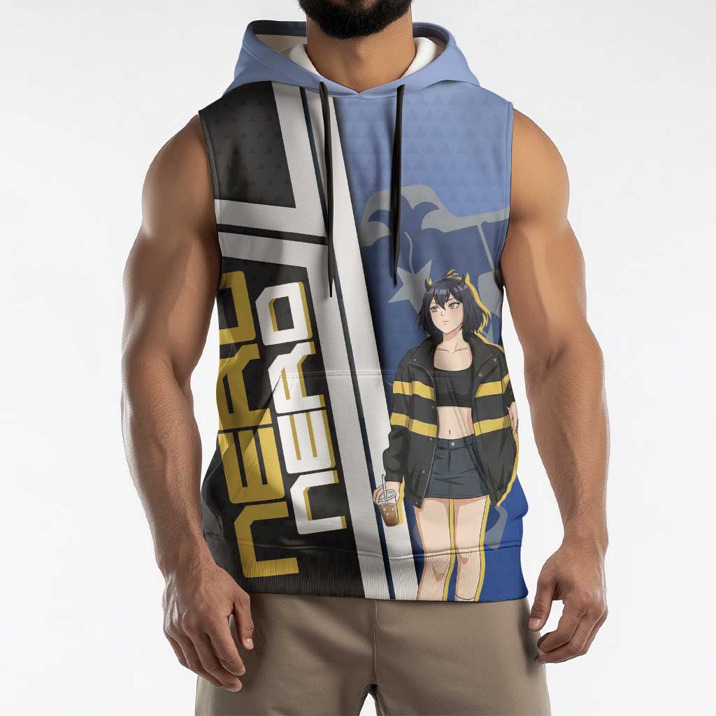 Black Clover Nero Sleeveless Hoodie Anime Illustration Style
