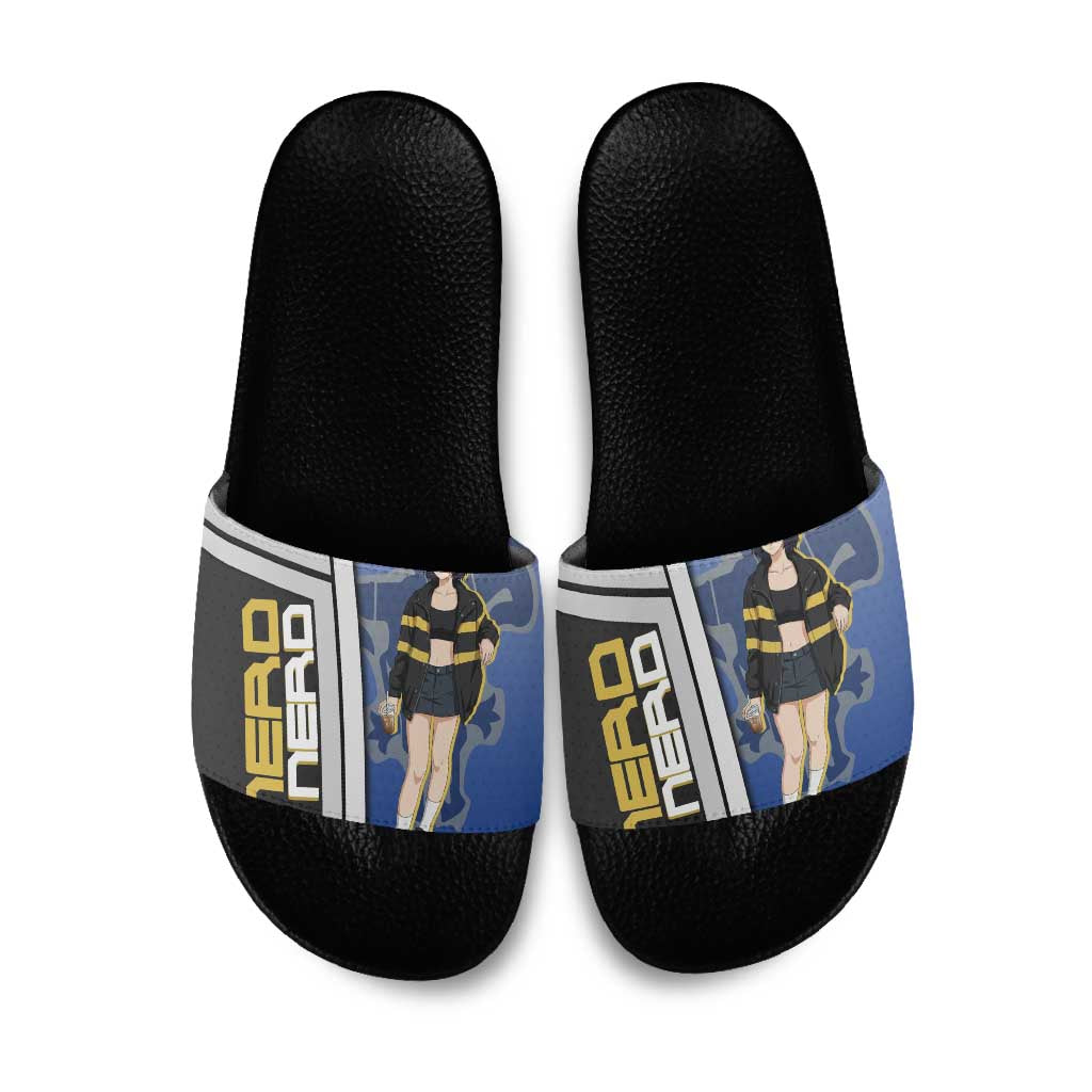 Black Clover Nero Slide Sandals Anime Illustration Style