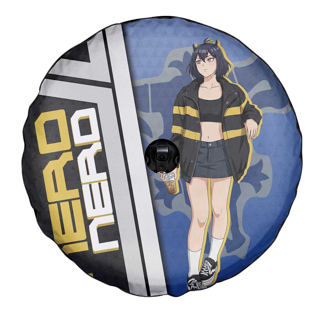 Black Clover Nero Spare Tire Cover Anime Illustration Style