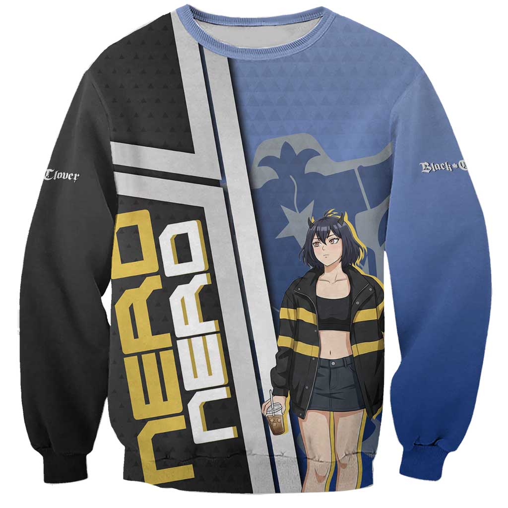 Black Clover Nero Sweatshirt Anime Illustration Style