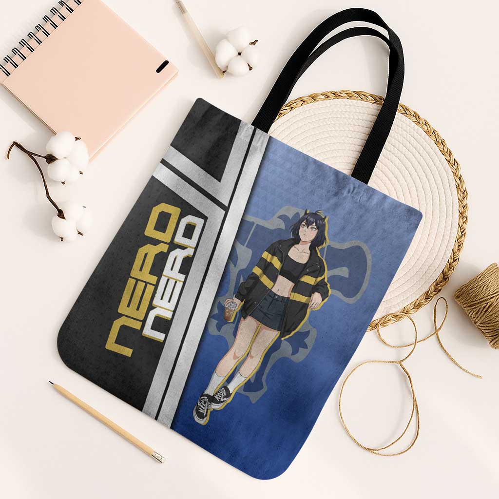 Black Clover Nero Tote Bag Anime Illustration Style