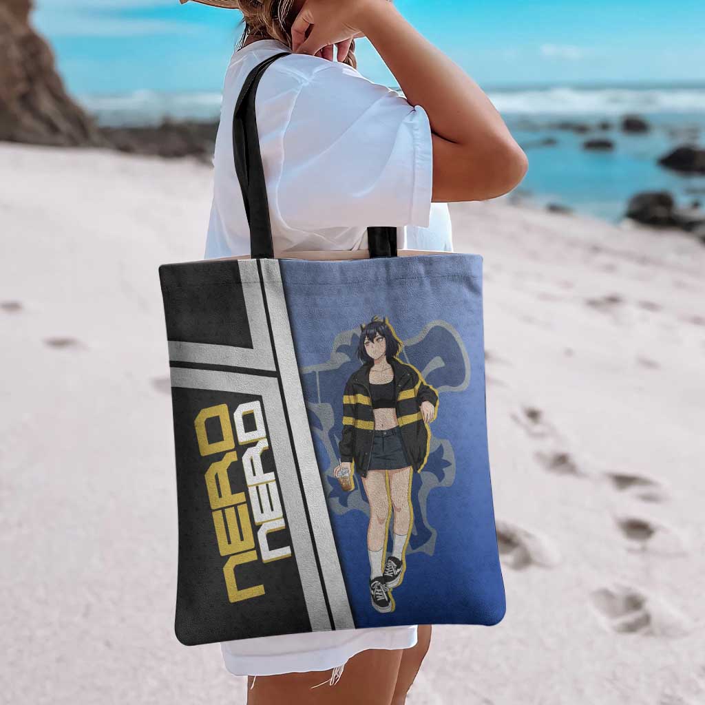 Black Clover Nero Tote Bag Anime Illustration Style