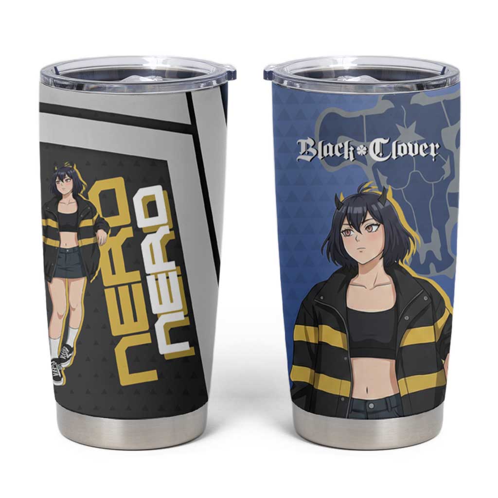 Black Clover Nero Tumbler Cup Anime Illustration Style
