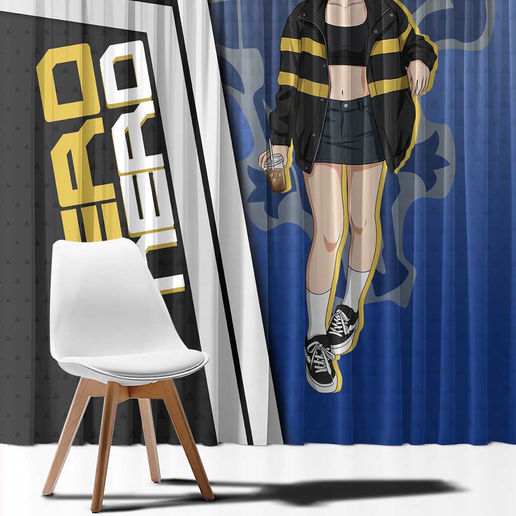 Black Clover Nero Window Curtain Anime Illustration Style
