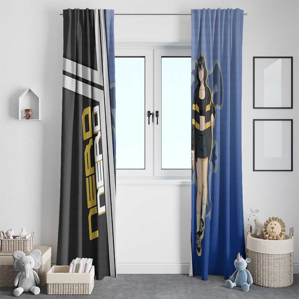 Black Clover Nero Window Curtain Anime Illustration Style