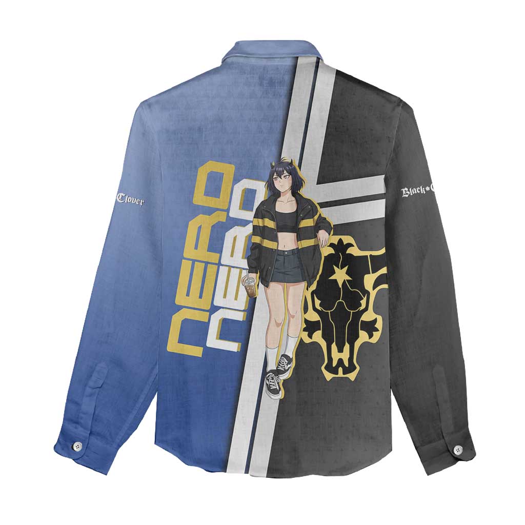 Black Clover Nero Women Casual Shirt Anime Illustration Style
