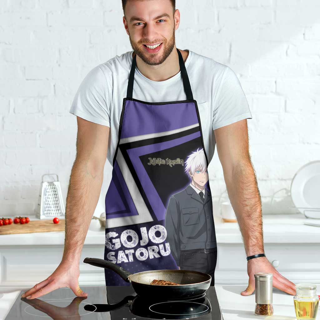 Gojo Satoru Apron Bold Anime Poster Style