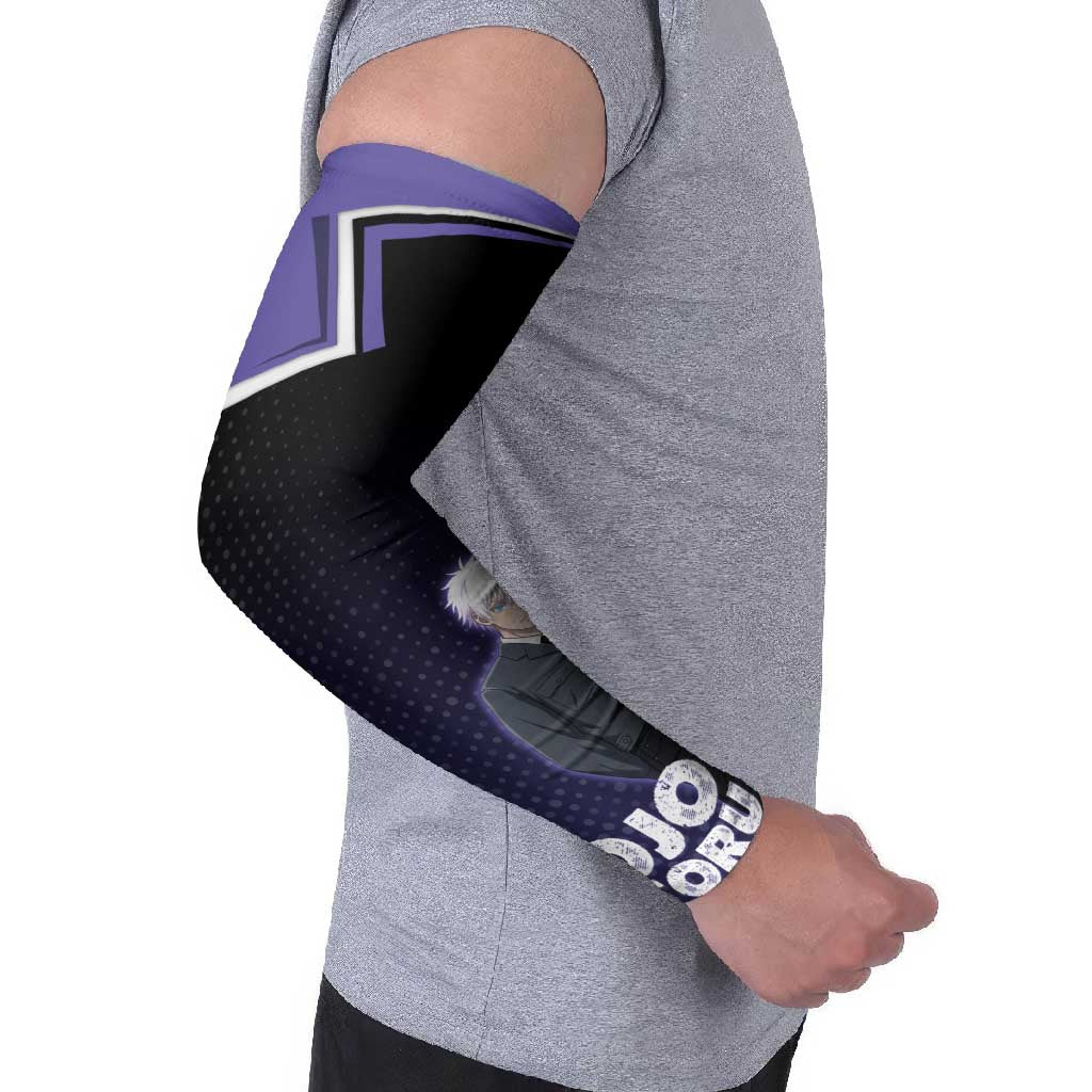Gojo Satoru Arm Sleeves Bold Anime Poster Style