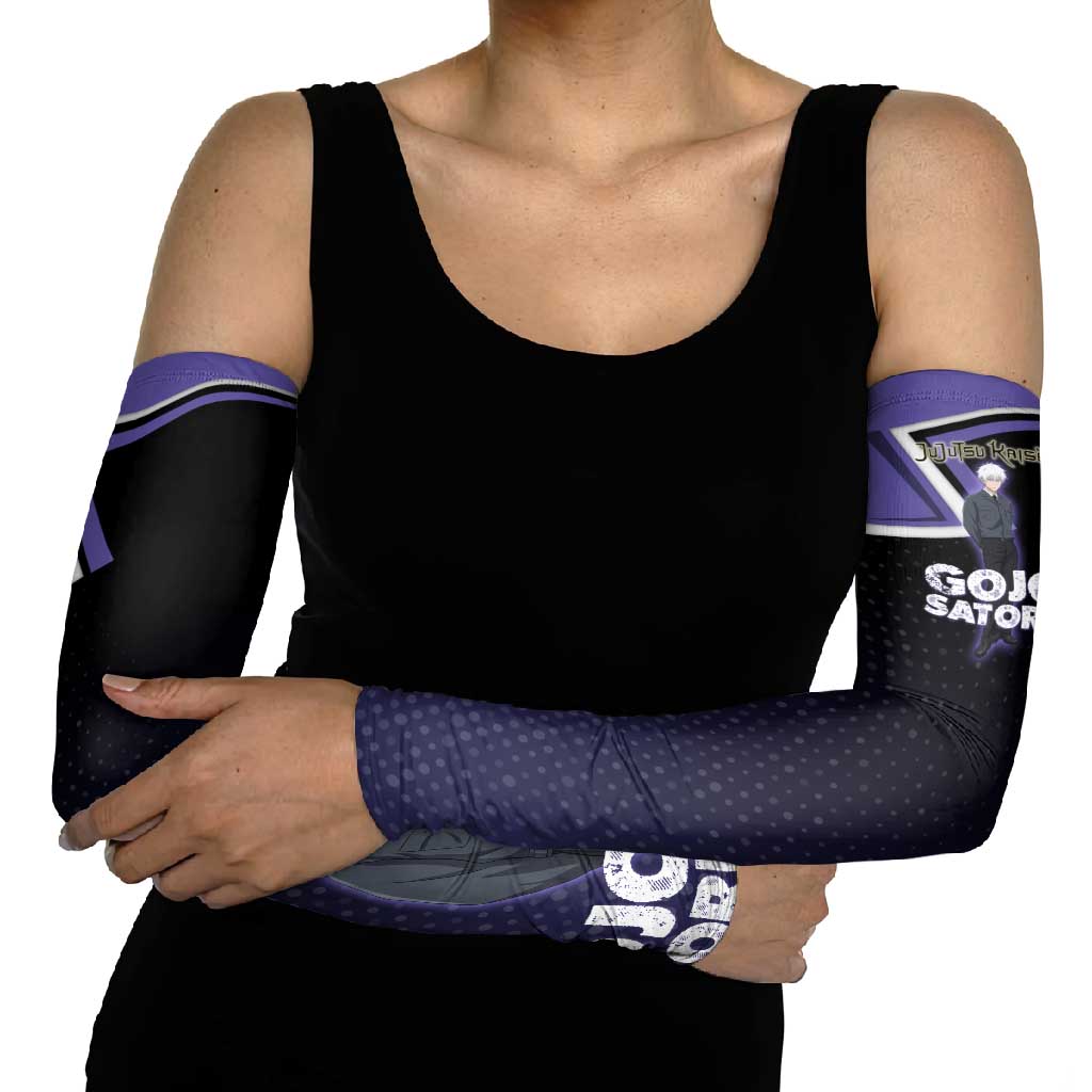 Gojo Satoru Arm Sleeves Bold Anime Poster Style