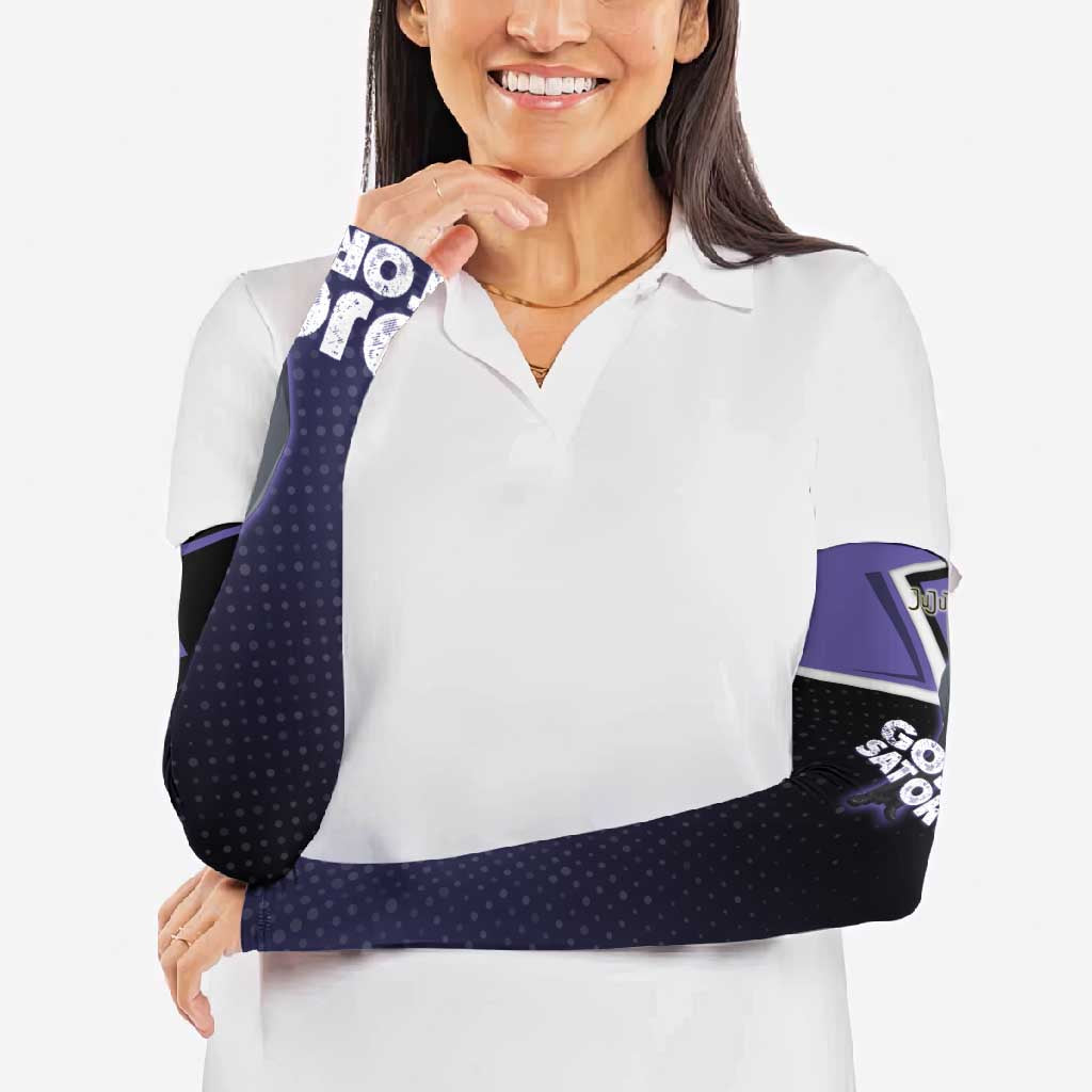 Gojo Satoru Arm Sleeves Bold Anime Poster Style