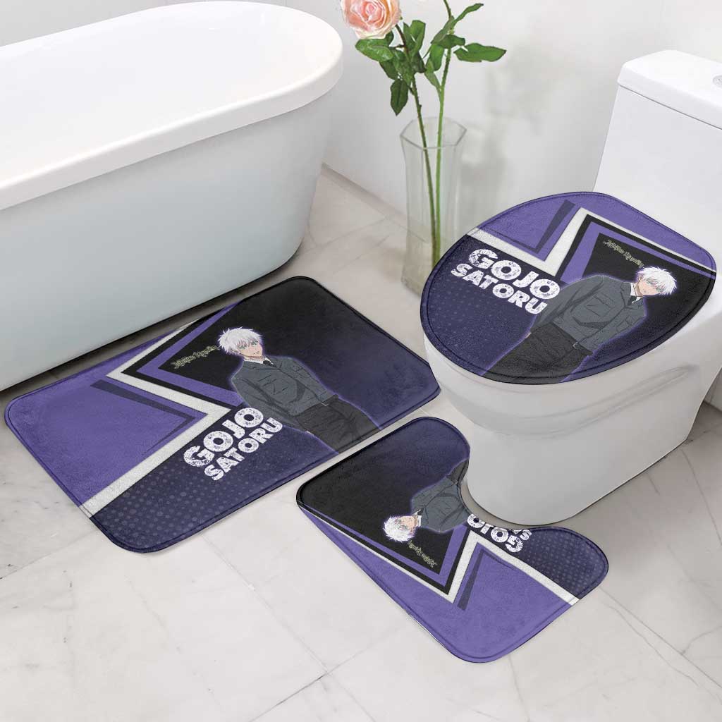 Gojo Satoru Bathroom Set Bold Anime Poster Style