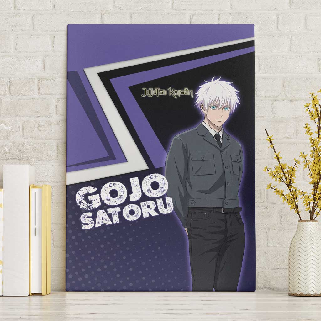 Gojo Satoru Canvas Wall Art Bold Anime Poster Style