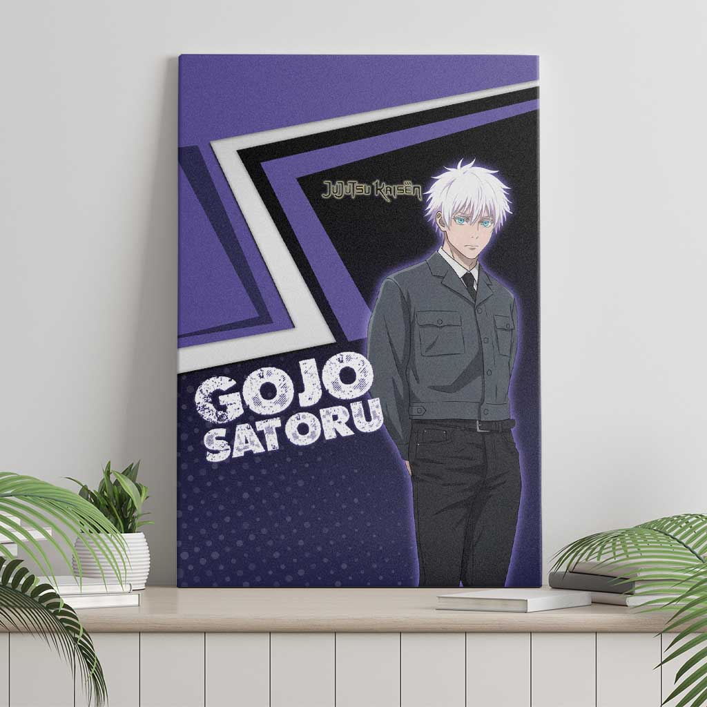 Gojo Satoru Canvas Wall Art Bold Anime Poster Style