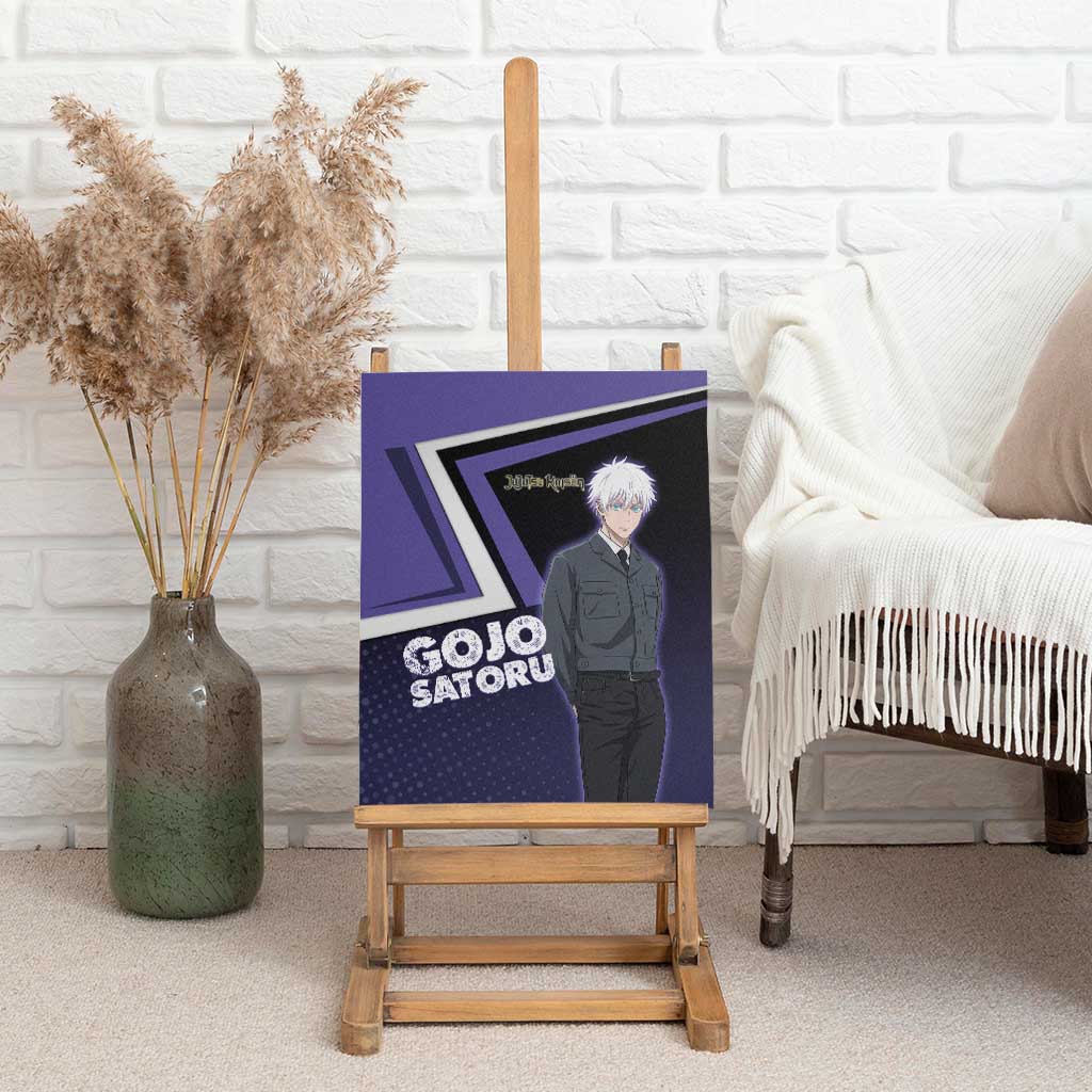 Gojo Satoru Canvas Wall Art Bold Anime Poster Style