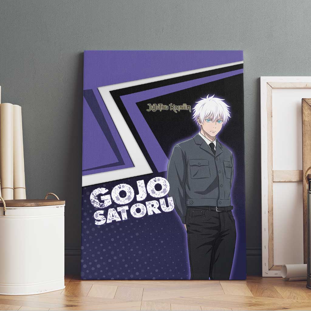 Gojo Satoru Canvas Wall Art Bold Anime Poster Style