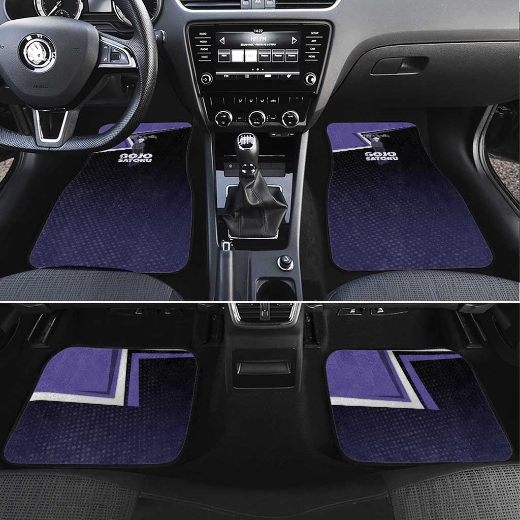 Gojo Satoru Car Mats Bold Anime Poster Style