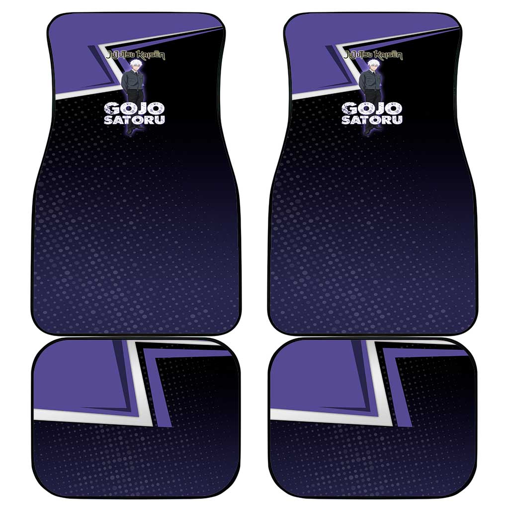 Gojo Satoru Car Mats Bold Anime Poster Style