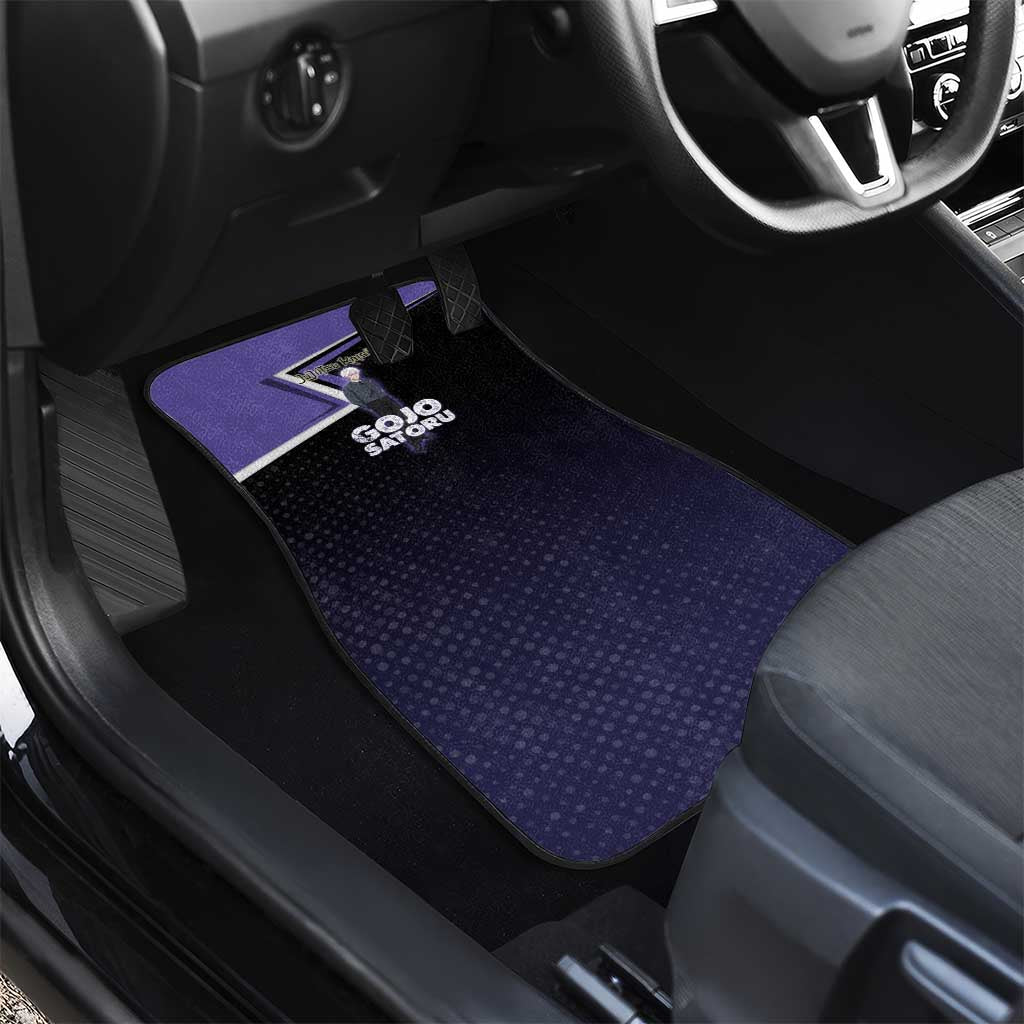 Gojo Satoru Car Mats Bold Anime Poster Style