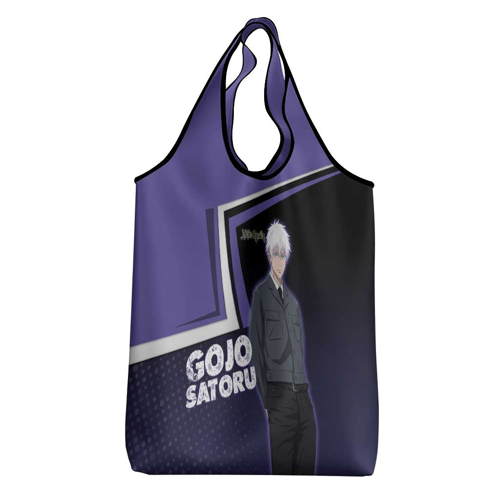 Gojo Satoru Grocery Bag Bold Anime Poster Style