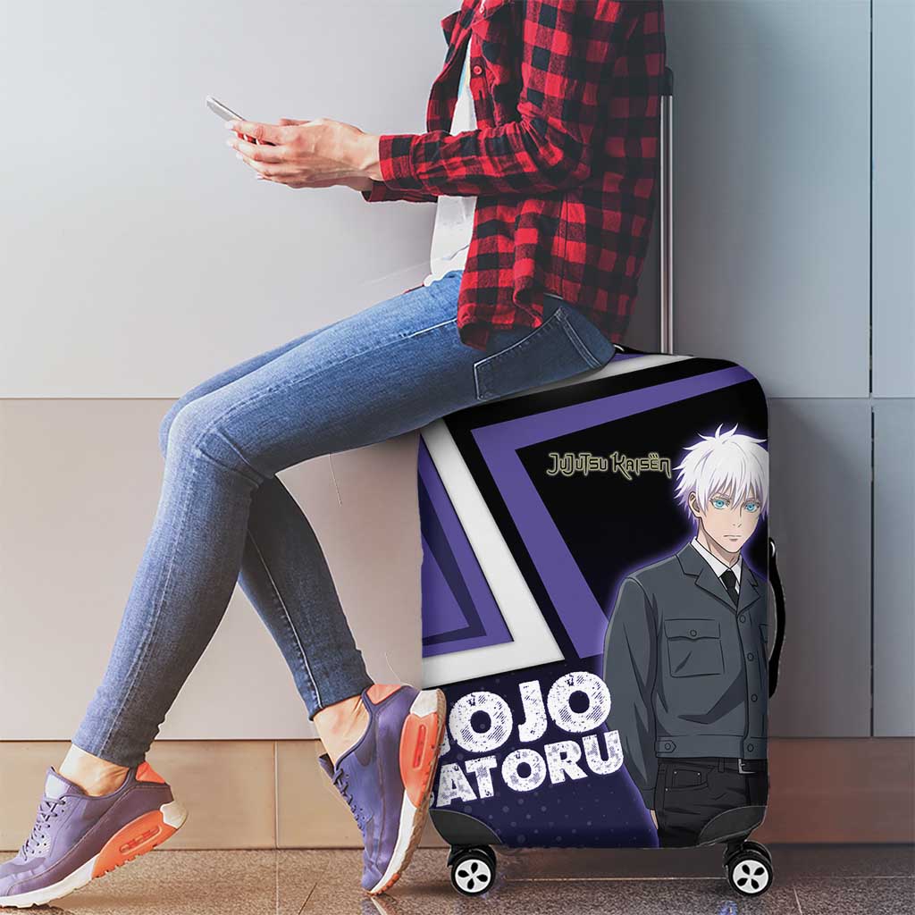 Gojo Satoru Luggage Cover Bold Anime Poster Style