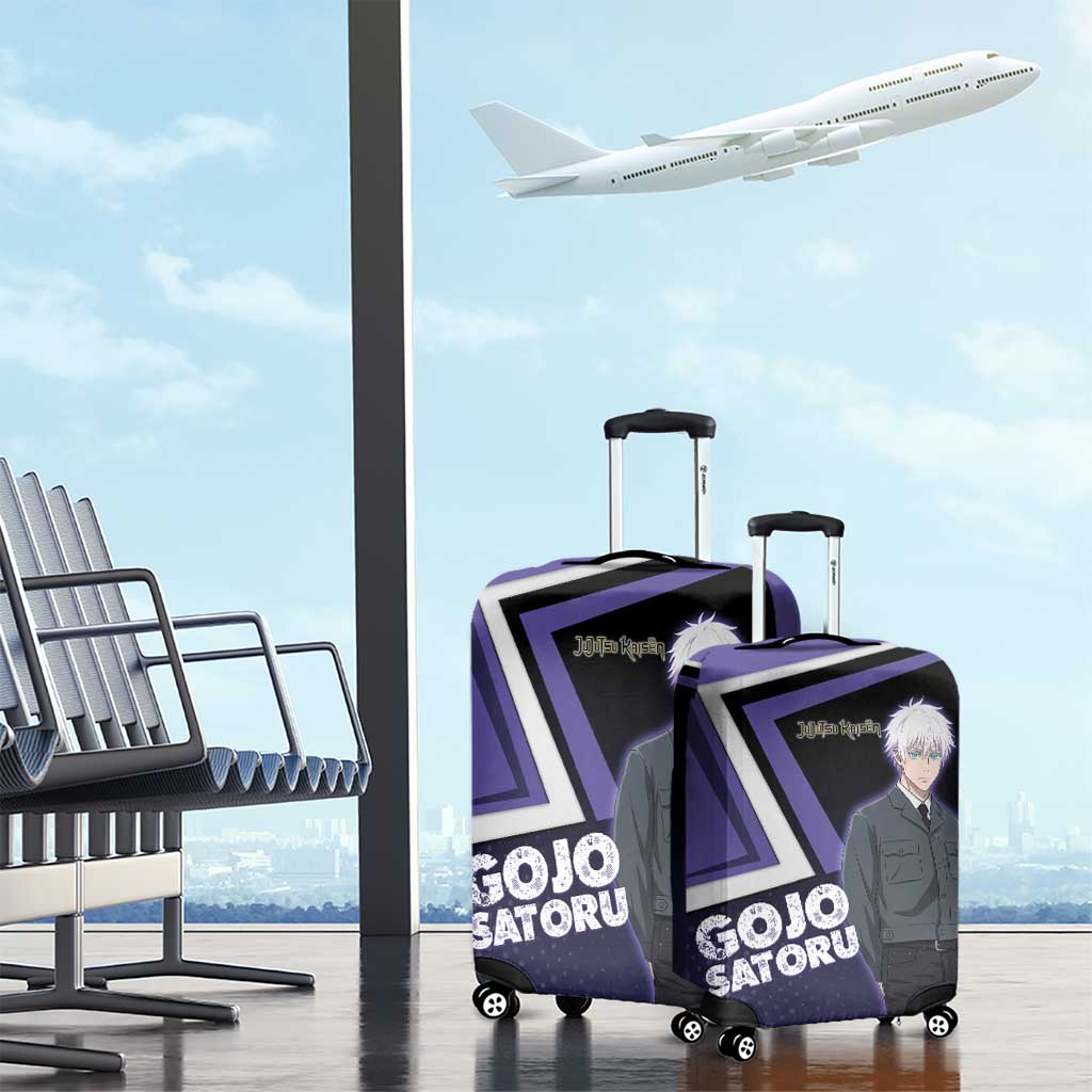 Gojo Satoru Luggage Cover Bold Anime Poster Style