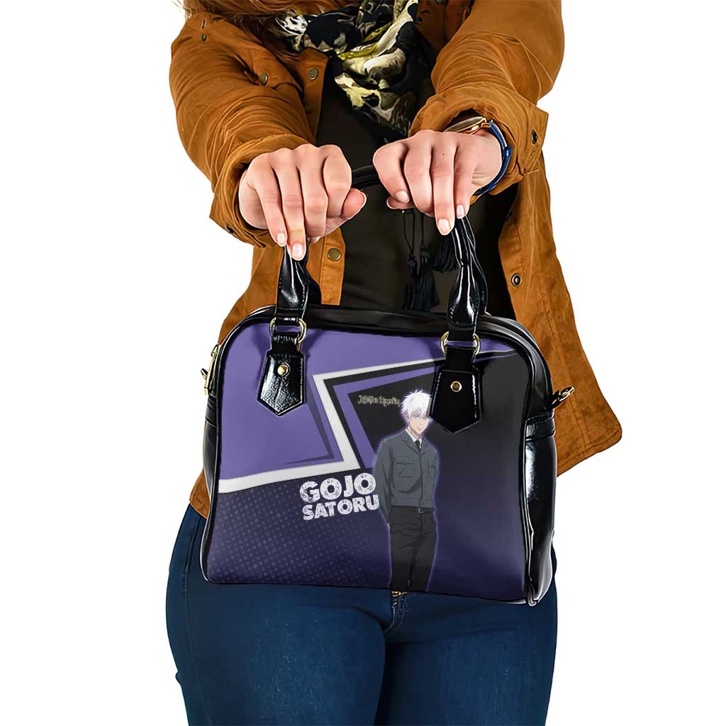 Gojo Satoru Shoulder Handbag Bold Anime Poster Style