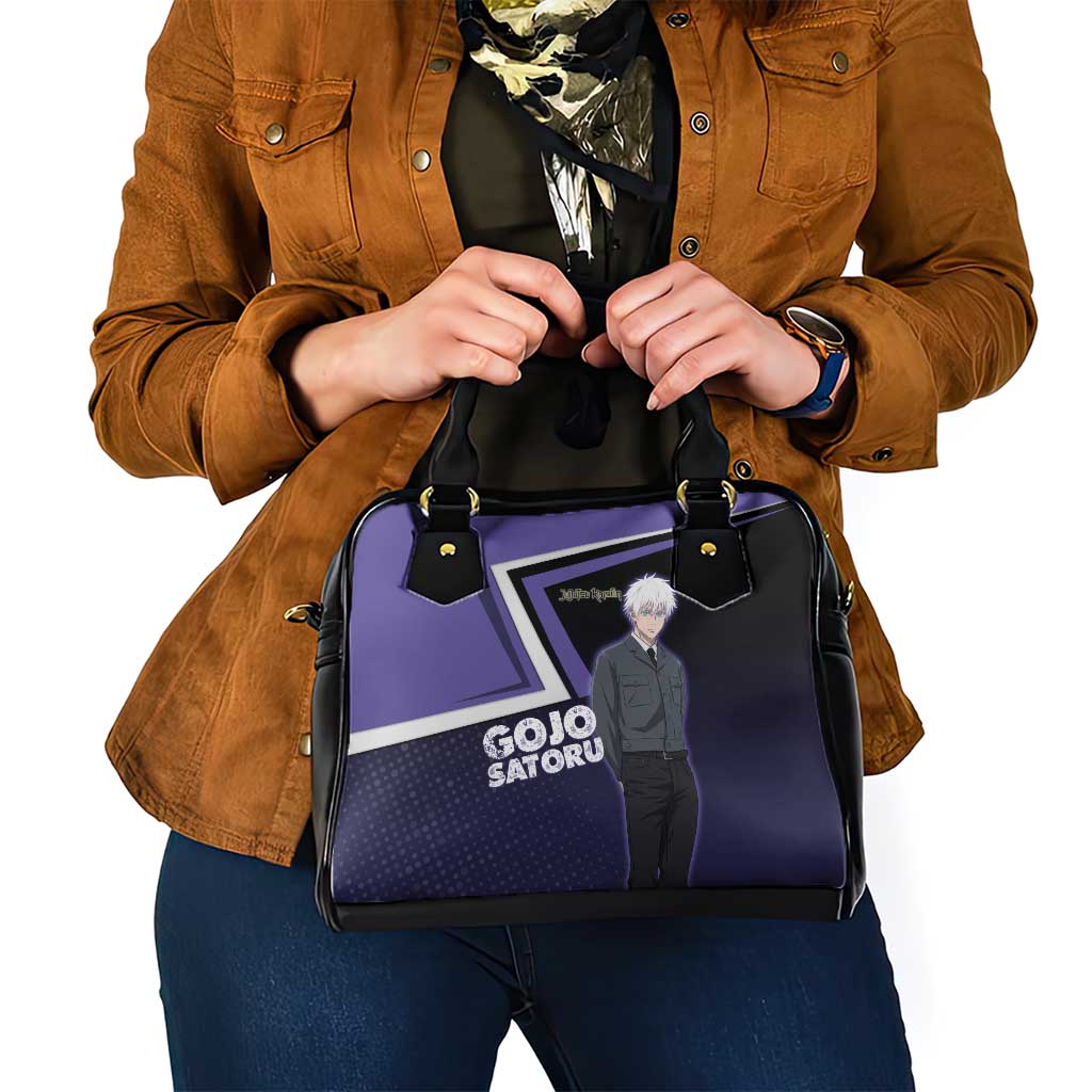 Gojo Satoru Shoulder Handbag Bold Anime Poster Style