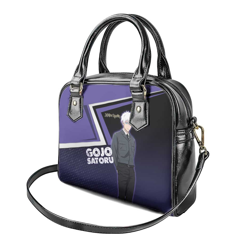 Gojo Satoru Shoulder Handbag Bold Anime Poster Style
