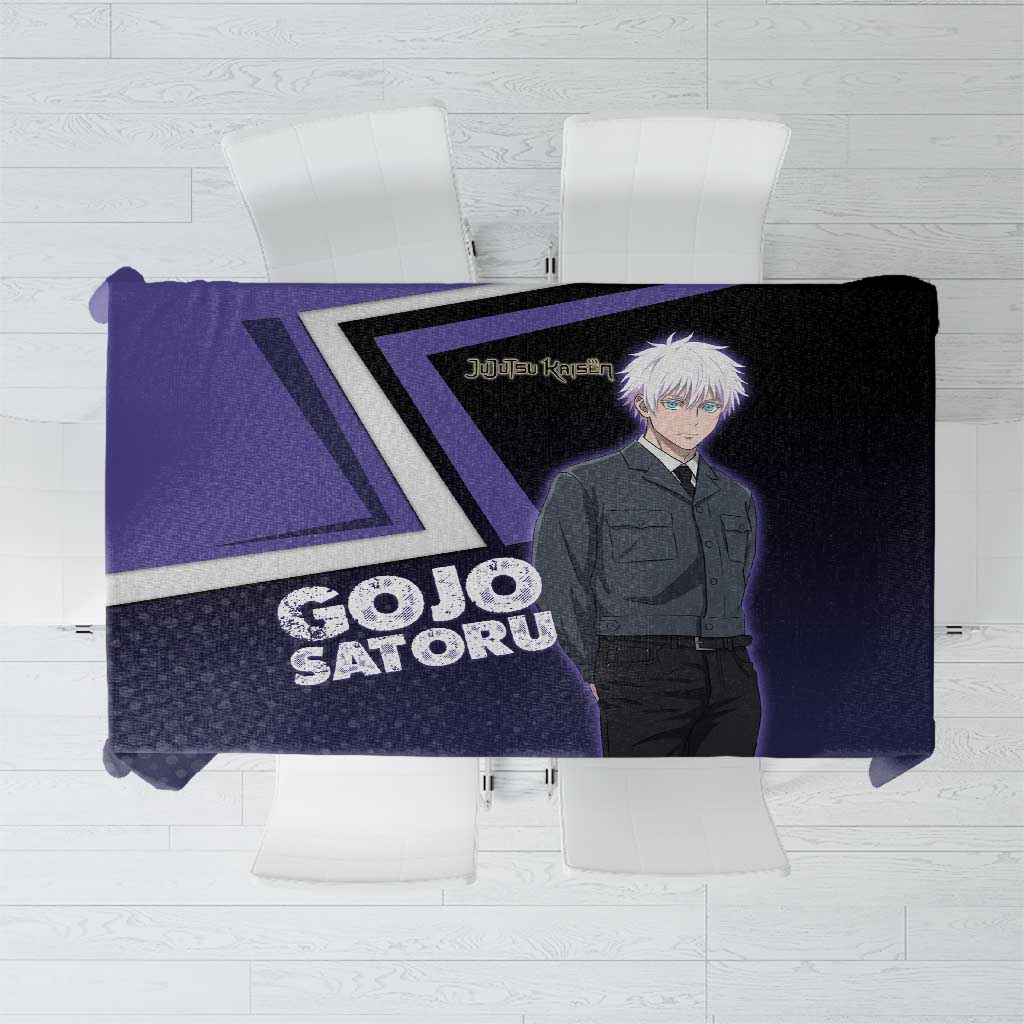 Gojo Satoru Tablecloth Bold Anime Poster Style