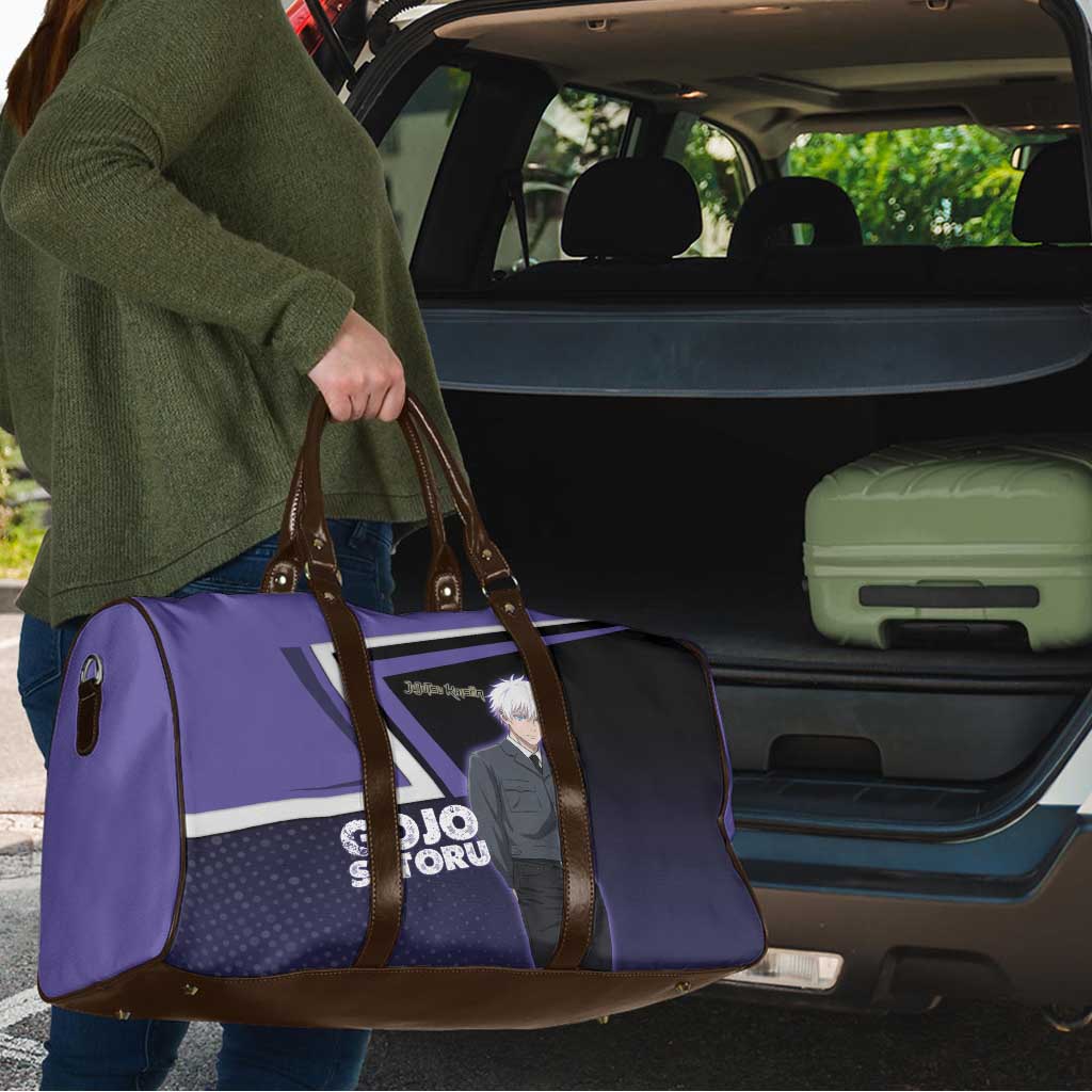 Gojo Satoru Travel Bag Bold Anime Poster Style