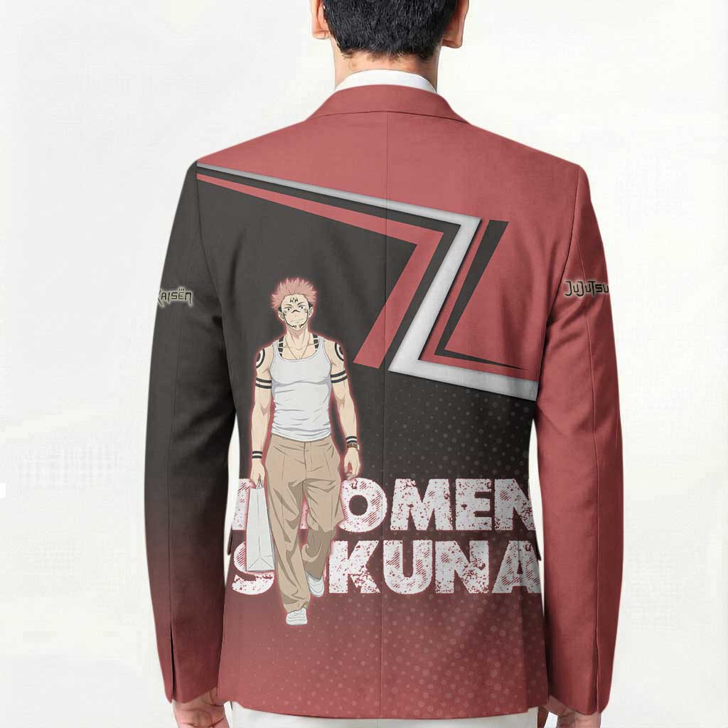 Ryomen Sukuna Blazer Grunge Anime Poster Style