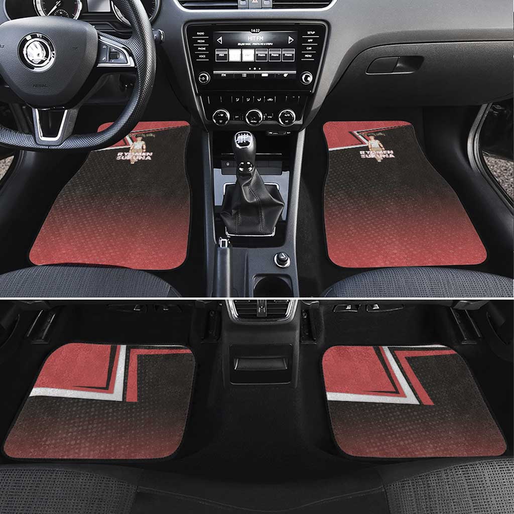 Ryomen Sukuna Car Mats Grunge Anime Poster Style
