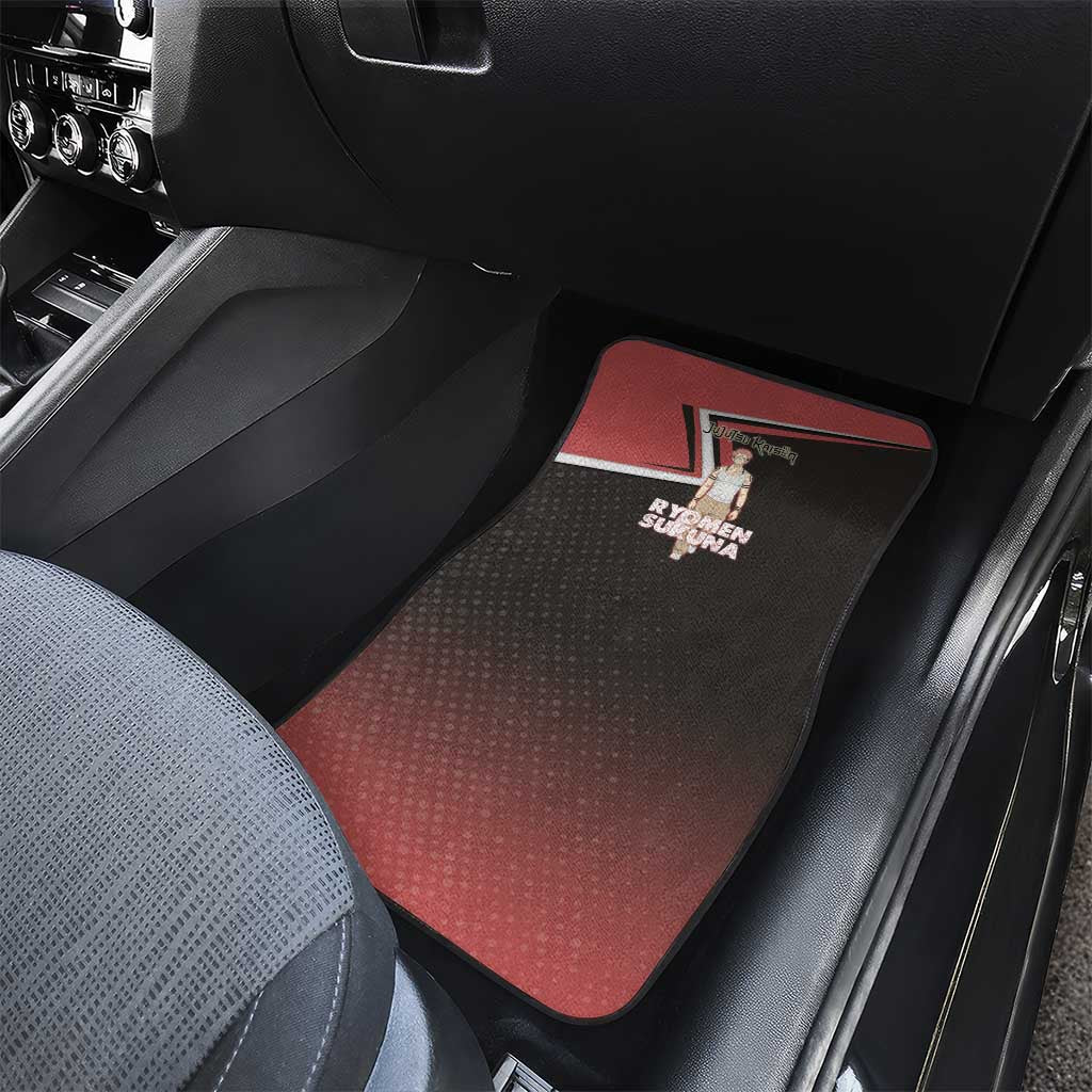 Ryomen Sukuna Car Mats Grunge Anime Poster Style