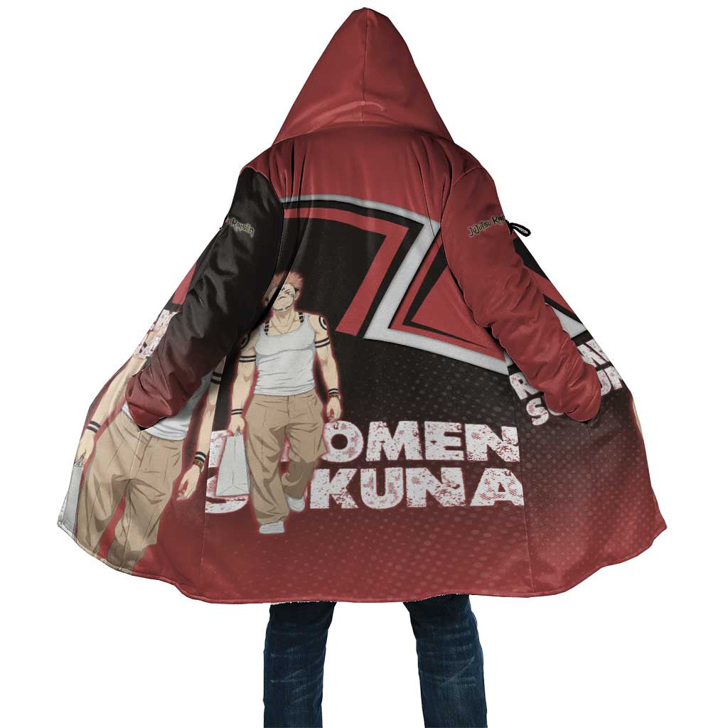 Ryomen Sukuna Cloak Grunge Anime Poster Style