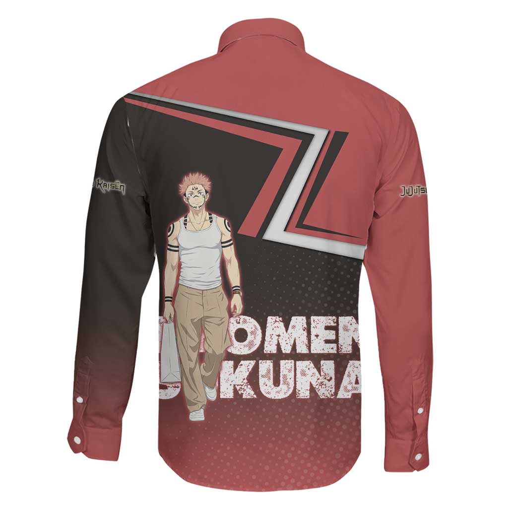 Ryomen Sukuna Family Matching Off Shoulder Short Dress and Hawaiian Shirt Grunge Anime Poster Style