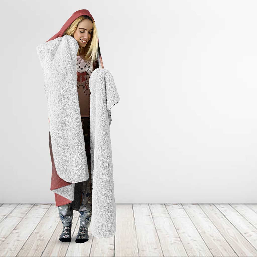 Ryomen Sukuna Hooded Blanket Grunge Anime Poster Style