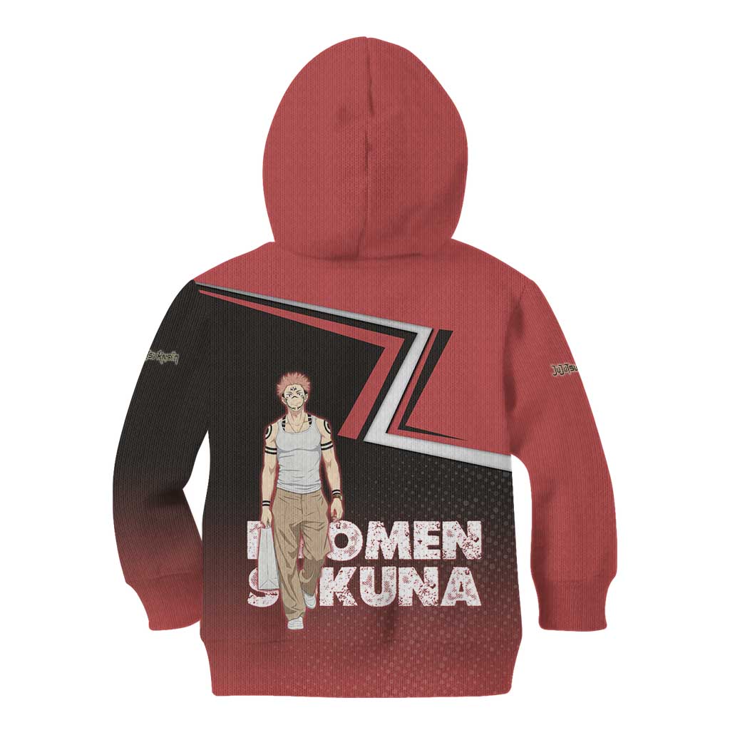 Ryomen Sukuna Kid Hoodie Grunge Anime Poster Style