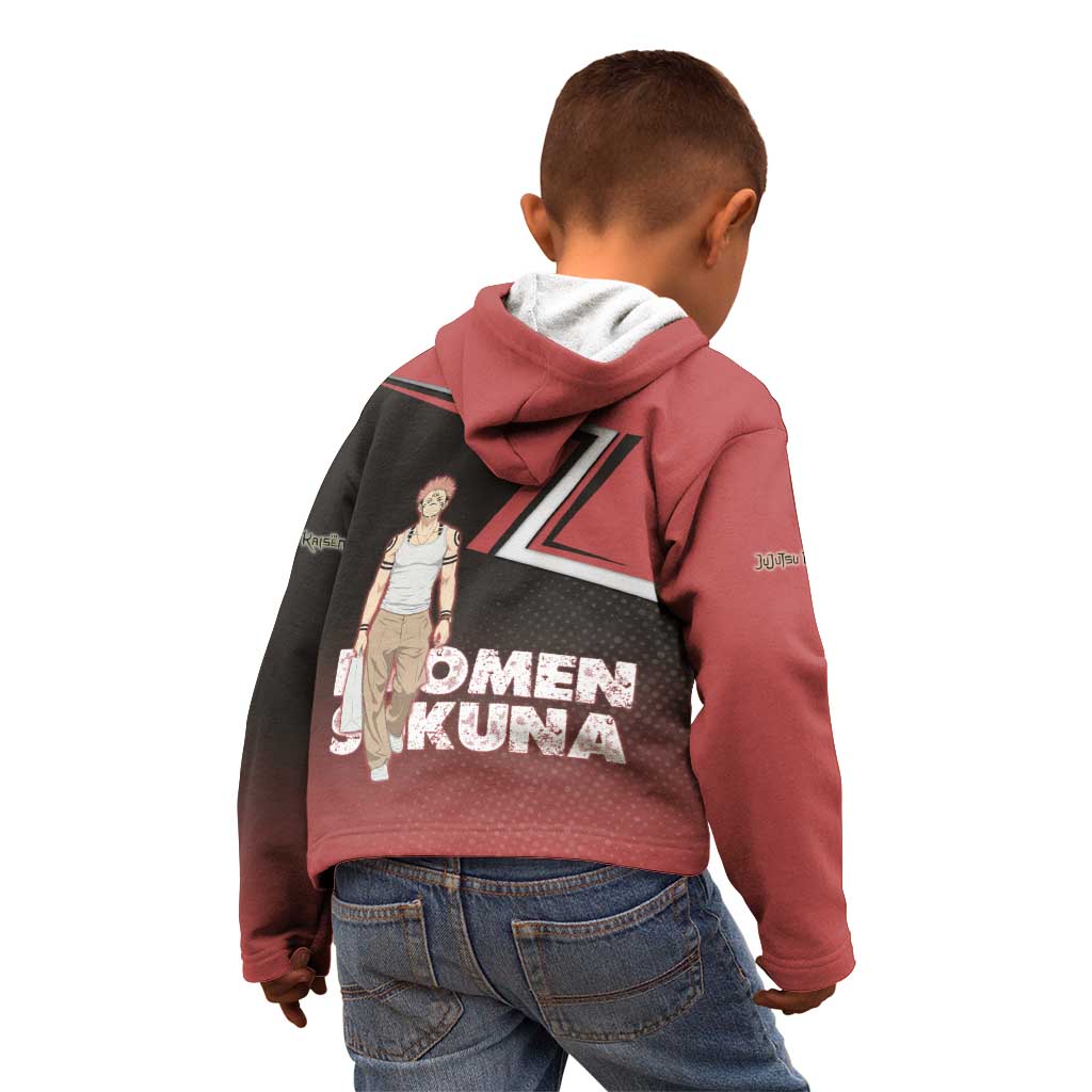 Ryomen Sukuna Kid Hoodie Grunge Anime Poster Style