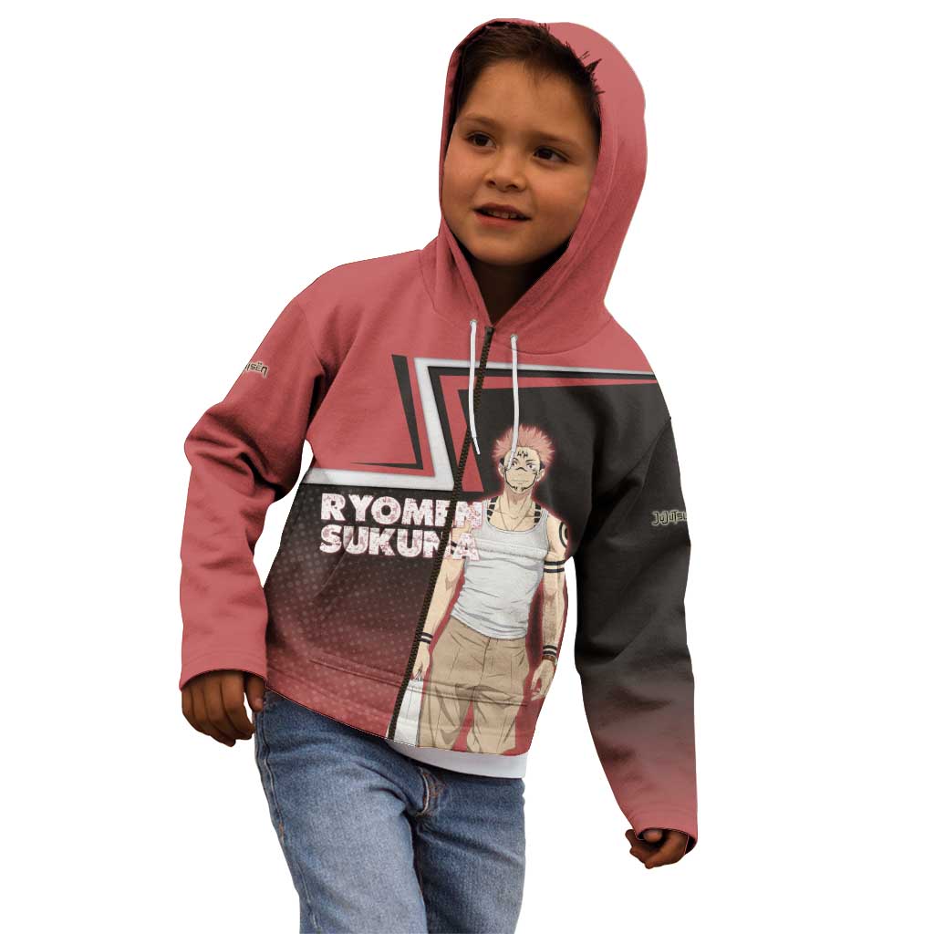 Ryomen Sukuna Kid Hoodie Grunge Anime Poster Style